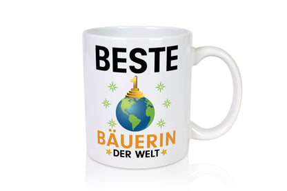 Welt Beste Bäuerin | Bauernhof Landwirtschaft Geschenkidee Humor Tasse