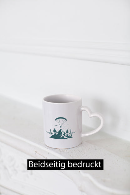 Gleitschirm | Motiv Paragleiter Gleitschirmfliegen vl5 Humor Geschenkidee Tasse