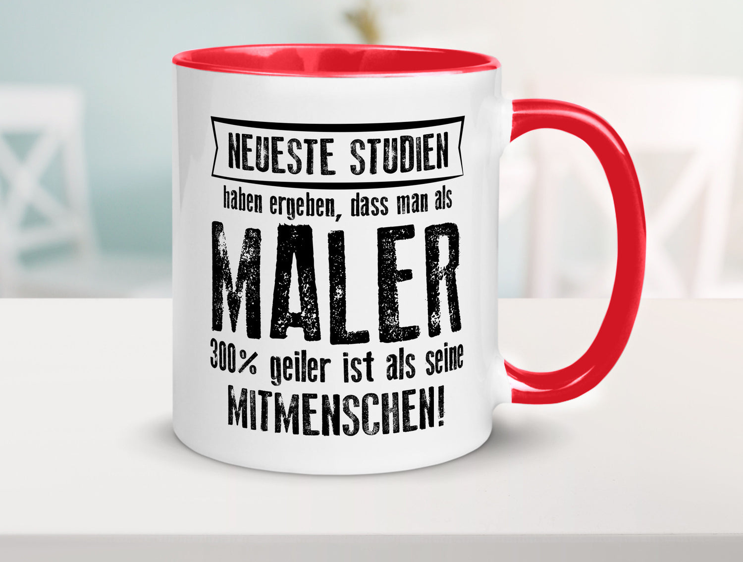Neuste Studien: Maler | Malerei lustig Humor Geschenkidee Geschenk Tasse