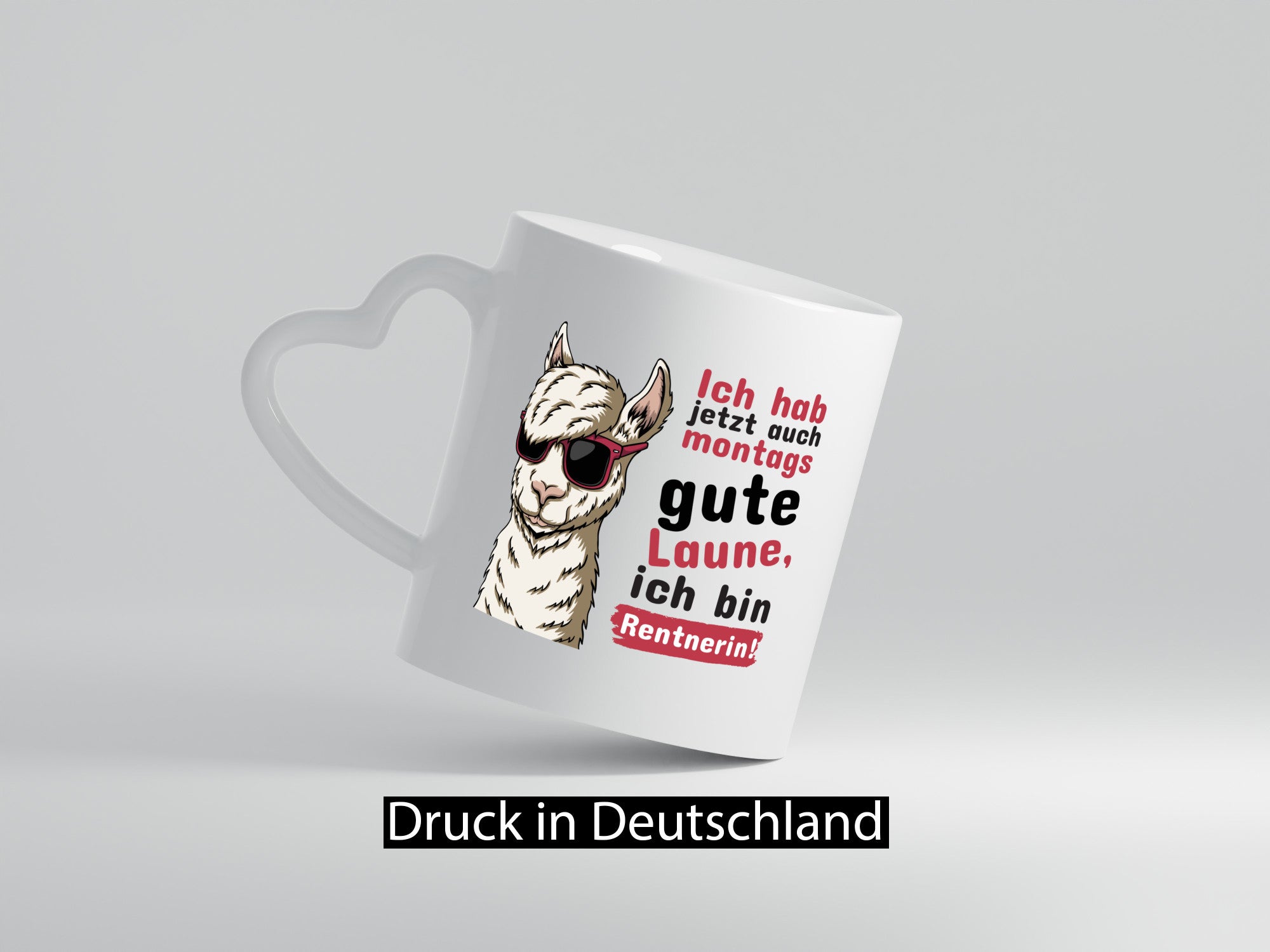 Rentnerin | Alpaka Montags Tasse Pensionierung lustiger Spruch Geschenk