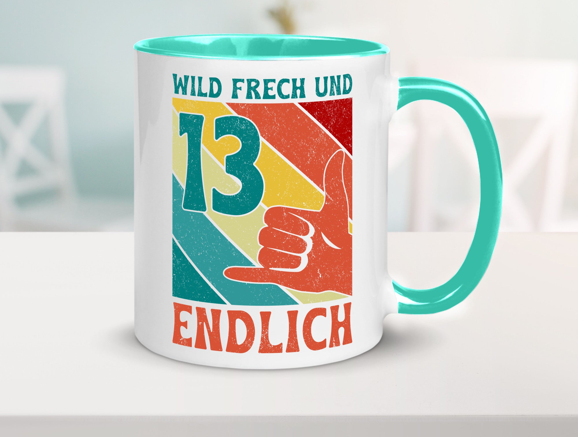 13. Geburtstag | 13 Jahre Wild und Frech Humor Geschenkidee Tasse