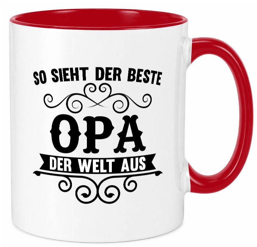 Der Beste Opa | Großvater Enkel Geschenkidee Familie Humor Tasse