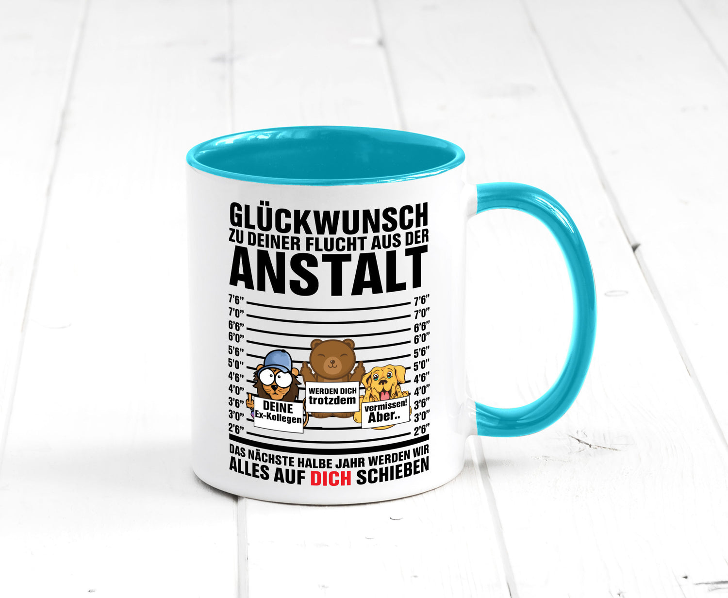 Glückwunsch zur Flucht | Arbeitskollegen Berufswechel Humor Arbeit Kollegen