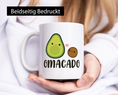 Omacado | Muttertag Oma Großmutter Humor Familie Geschenkidee Tasse