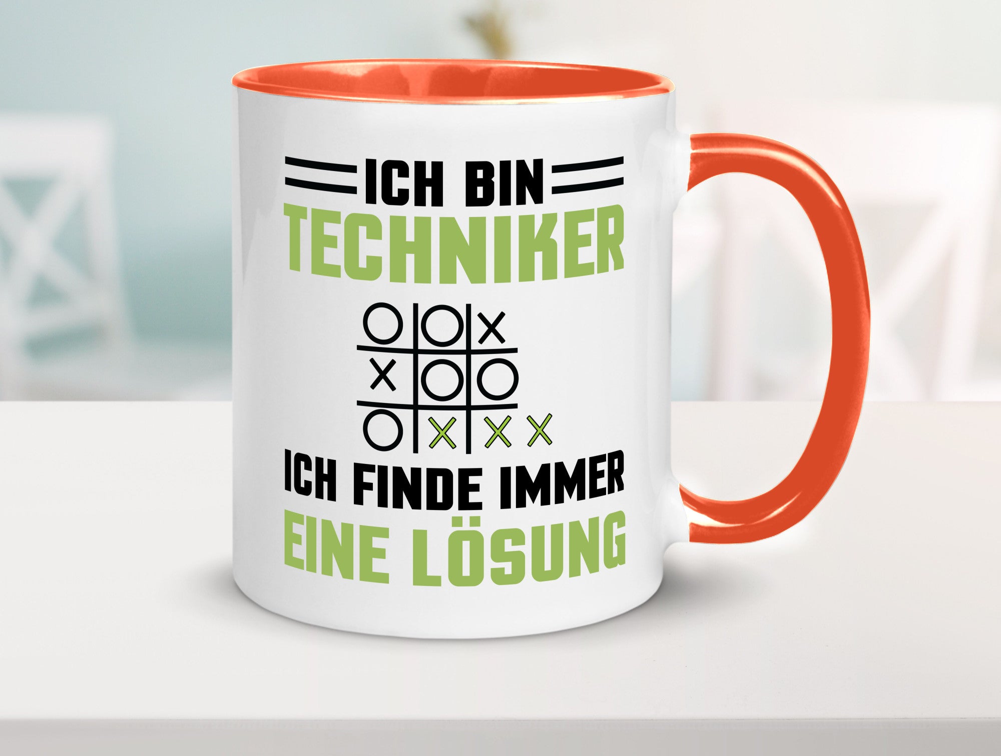 Ich bin Techniker finde immer eine Lösung | lustiger Spruch Geschenk Humor