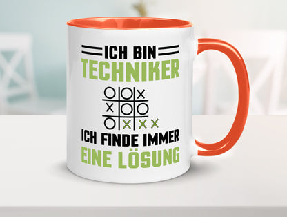 Ich bin Techniker finde immer eine Lösung | lustiger Spruch Geschenk Humor