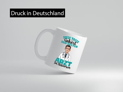 Im Universum: Arzt | Medizin Doktor Facharzt Humor Geschenkidee Tasse