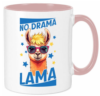 No Drama Lama | Alpaka mit Sonnenbrille Geschenk Humor Geschenkidee lustiger Tasse