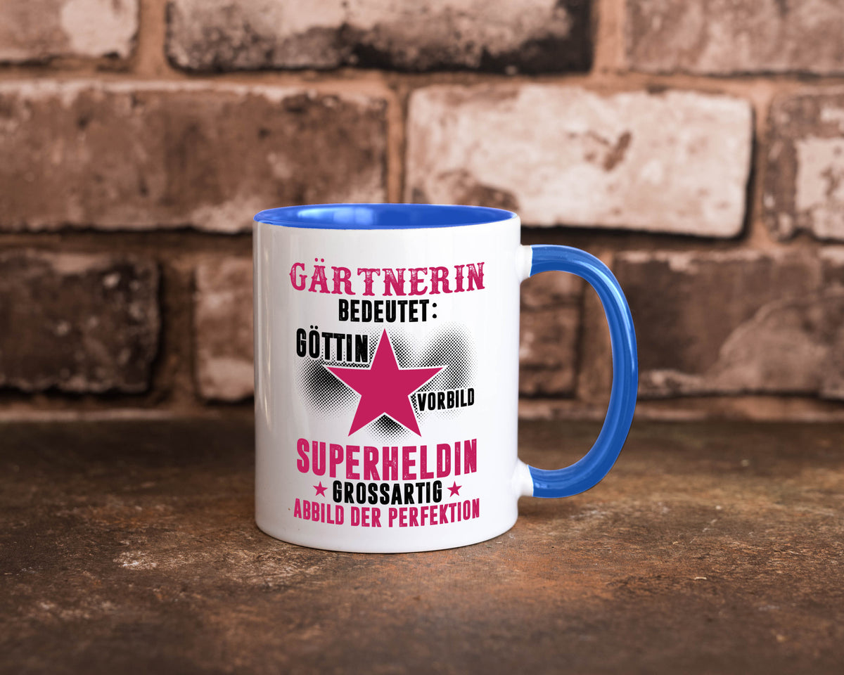 Bedeutung von Gärtnerin | Gartenbau lustiger Spruch Geschenk Humor Geschenkidee Tasse