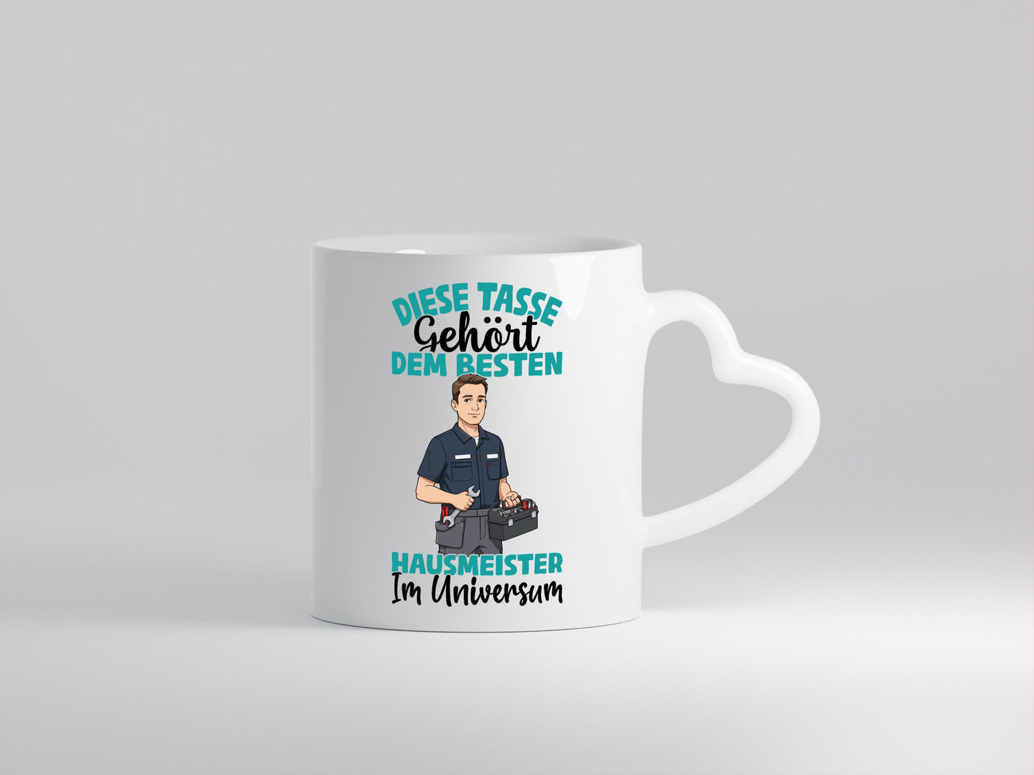 Im Universum: Hausmeister | Hauswart Geschenkidee Humor Tasse
