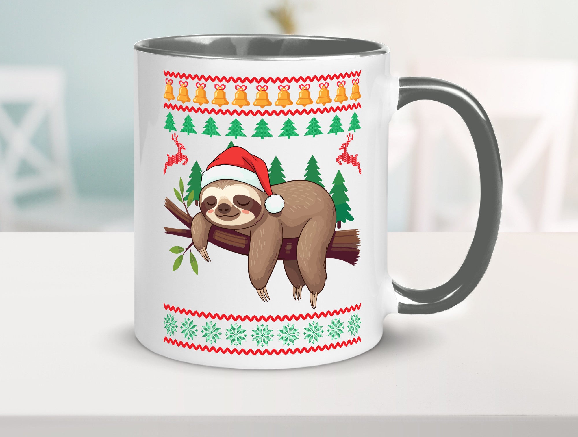 Ugly Christmas | Faultier Weihnachtsfaultier v2 lustig Tierliebhaber Humor