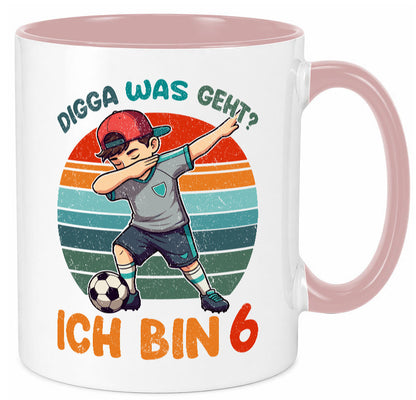 6. Geburtstag | 6 Jahre digga ich bin Dabbing lustig Geschenkidee Geschenk Tasse