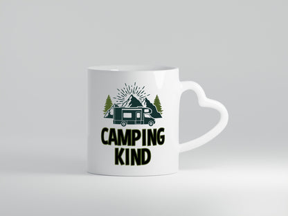 Camping kind | Wohnwagen Zelt lustiger Spruch Geschenk Humor Geschenkidee Tasse
