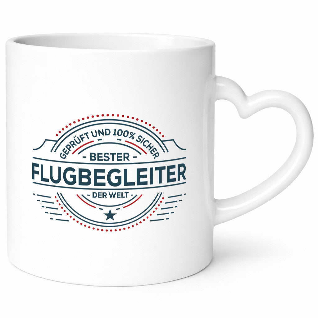 Geprüft und sicher: Flugbegleiter | Steward Flughafen Geschenk Humor