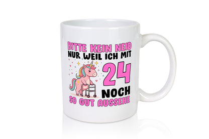 24. Geburtstag | 24 Jahre Mit noch so gut aussehen v2 Geschenkidee Humor Tasse