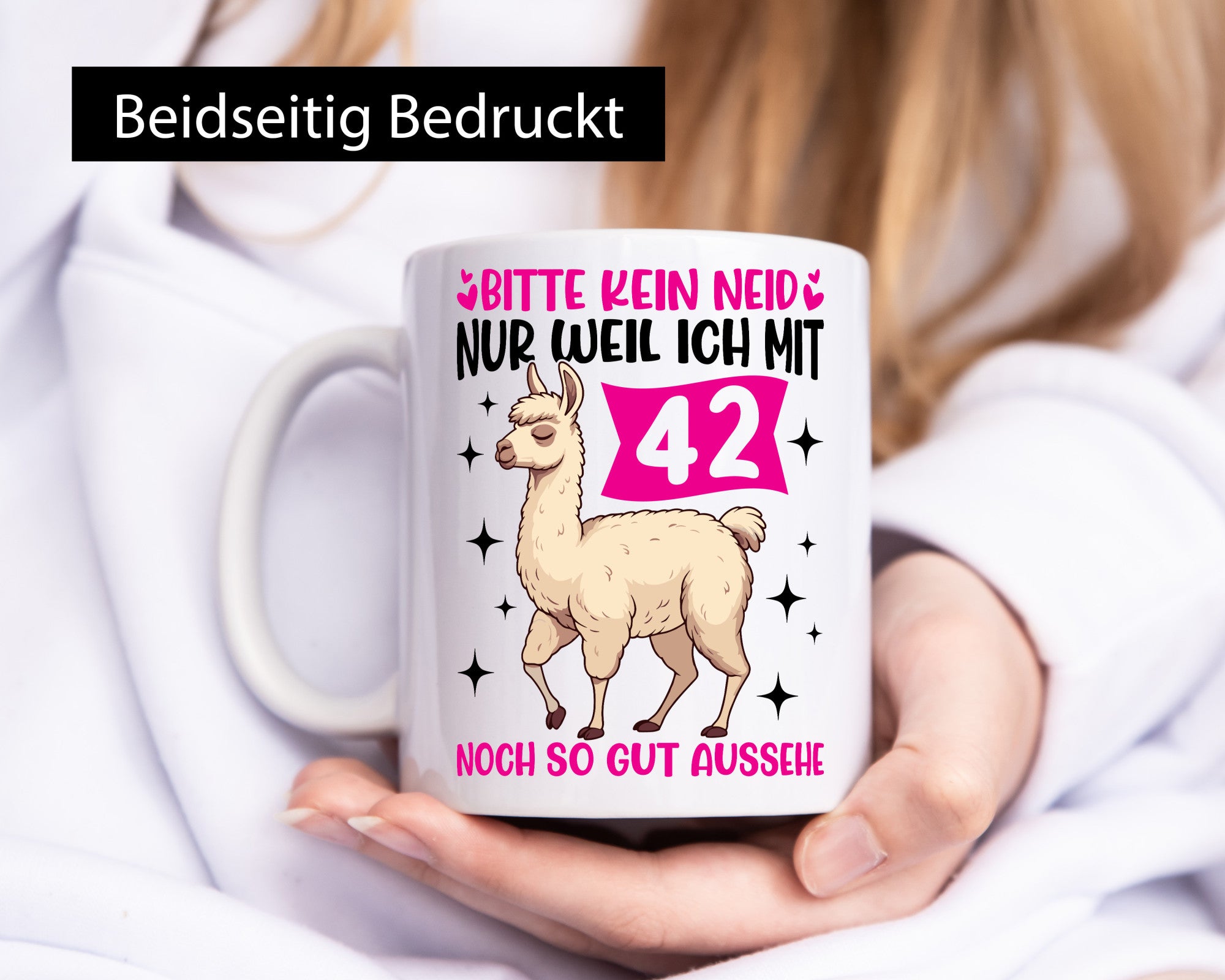 42. Geburtstag | 42 Jahre Lama gut aussehen Geschenk Geschenkidee lustiger
