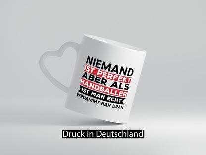 Perfekter Handballer | Handball Tasse Ballsport Geschenk Humor Geschenkidee