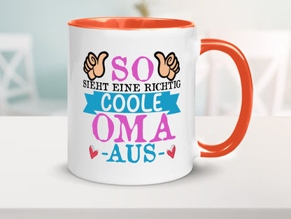 So sieht eine richtig Coole Oma aus | Großmutter Humor Familie Geschenkidee