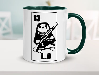 13 L.O lustiger Spruch Geschenk Humor Geschenkidee Tasse