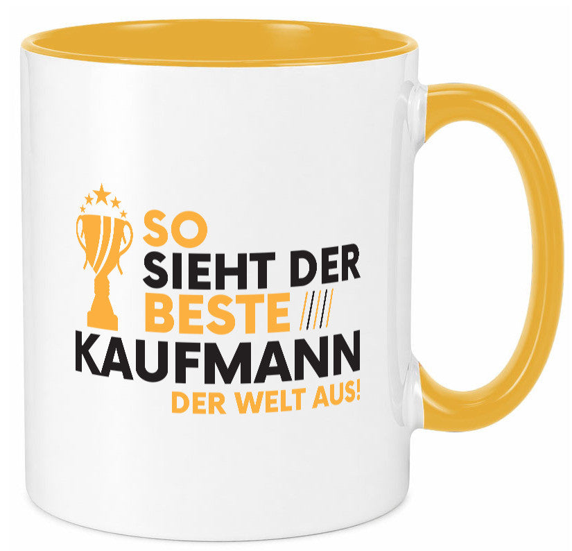 Der Weltbeste Kaufmann Kaufmänner lustig Humor Geschenkidee Geschenk Tasse