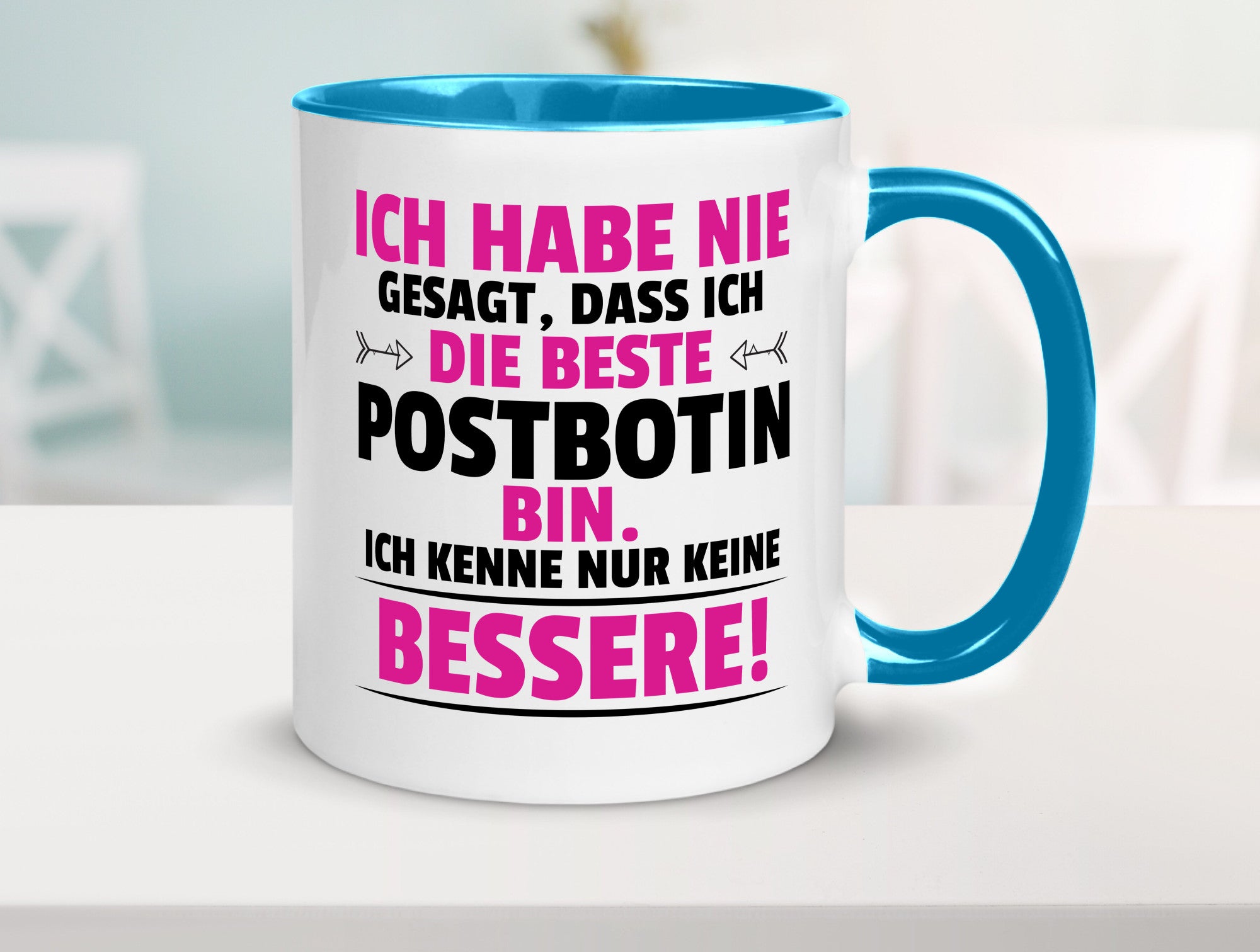 Die Beste Postbotin | Beruf Post Briefträger Geschenk Arbeit Kollegen Büro