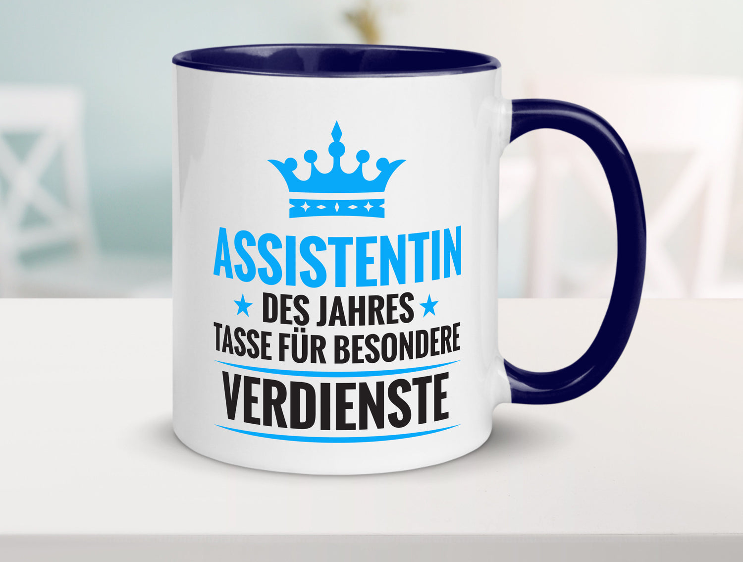 Besonderer Verdienst: Assistentin | Assistenz Hilfskraft Humor Geschenkidee