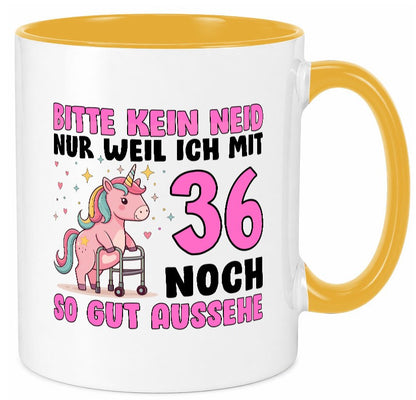 36. Geburtstag | 36 Jahre Mit noch so gut aussehen v2 Geschenkidee Humor Tasse