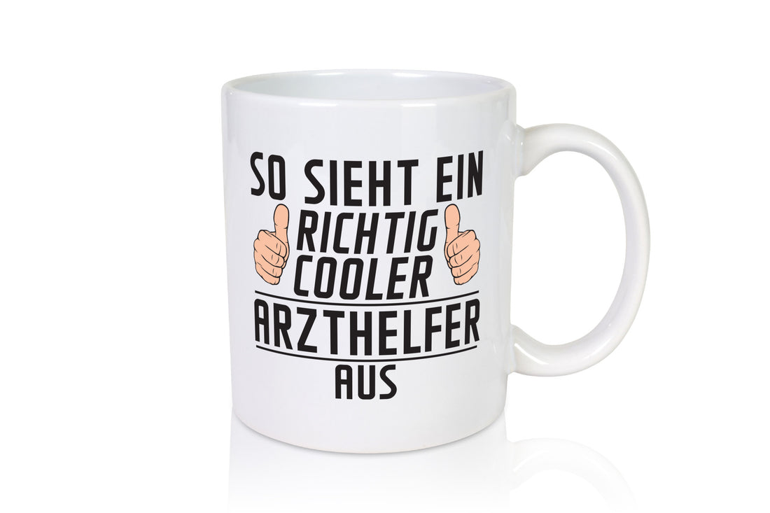 Richtig Cooler Arzthelfer | Fachangestellter Medizin lustig Humor Geschenkidee