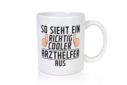 Richtig Cooler Arzthelfer | Fachangestellter Medizin lustig Humor Geschenkidee