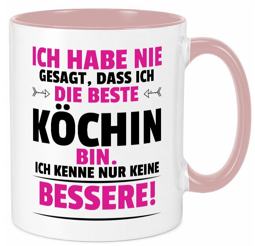 Die Beste Köchin | Chefköchin Chefkoch lustig Arbeit Kollegen Büro Geschenk Tasse
