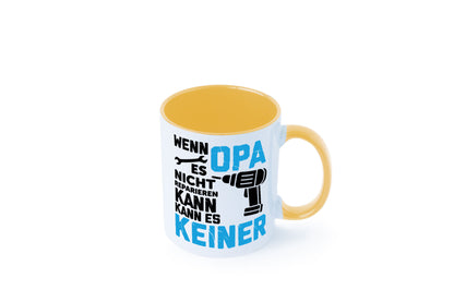 Wenn opa es nicht Reparieren kann | für alles Geschenkidee Familie Humor Tasse