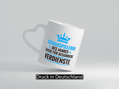 Besonderer Verdienst: Schauspielerin | Theater lustig Humor Geschenkidee