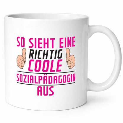 Richtig Coole Sozialpädagogin | Humor Pädagogin lustiger Spruch Geschenk