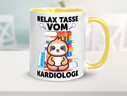 Relax Tasse: Kardiologe | Kardiologie lustiger Spruch Geschenk Humor