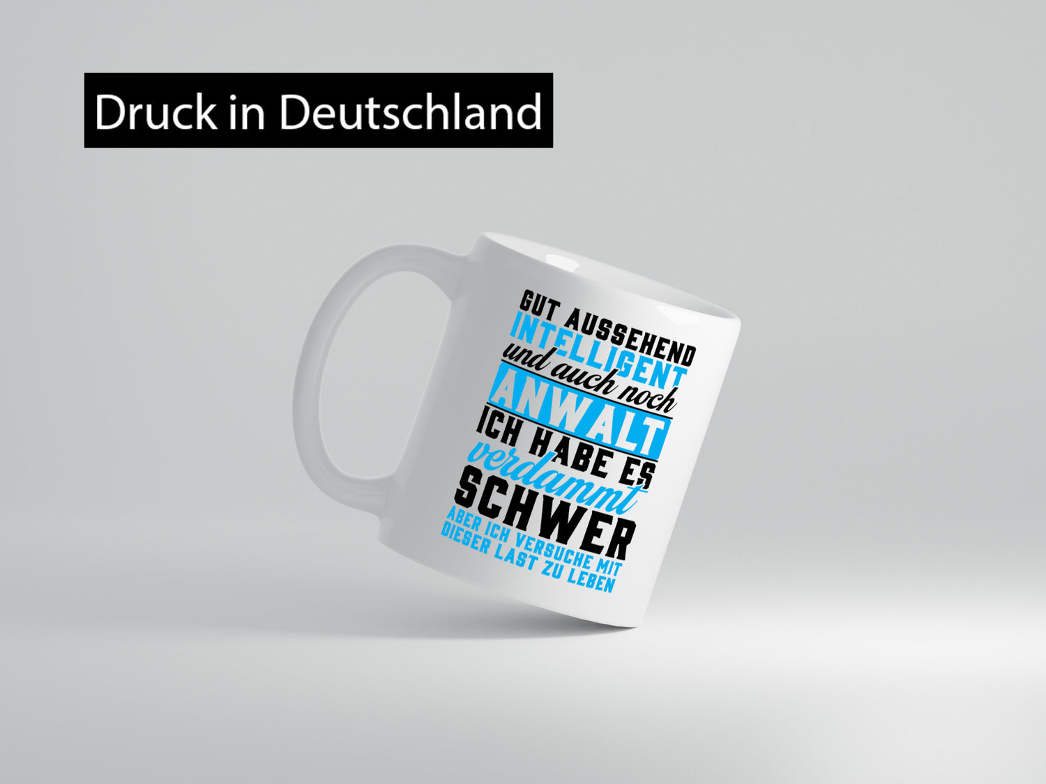 Gut aussehender Anwalt | Gericht Geschenkidee Humor Tasse