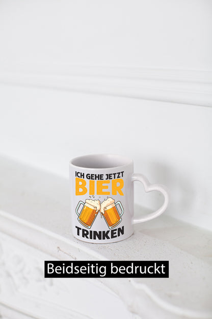 Ich gehe jetzt Bier Trinken | Biertrinker Bierliebhaber v2 Geschenkidee Humor
