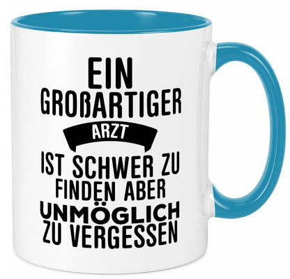 Großartiger Arzt | Dankeschön Tasse schöner Spruch Humor Geschenkidee