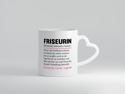 Friseurin | Beruf Spruch Friseuse Frisörin Humor Arbeit Kollegen Büro