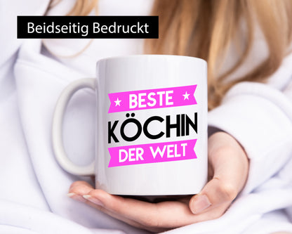 Beste Köchin | Chefköchin Chefkoch Geschenkidee Arbeit Kollegen Büro Humor Tasse