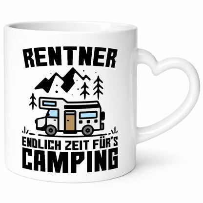 Endlich Zeit für´s campen | Rentner Ruhestand Humor Jubiläum Geschenkidee Tasse