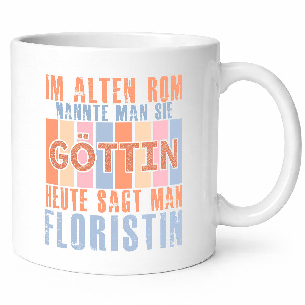 Heute sagt man: Floristin | Blumen Verkäuferin Geschenkidee Humor Tasse