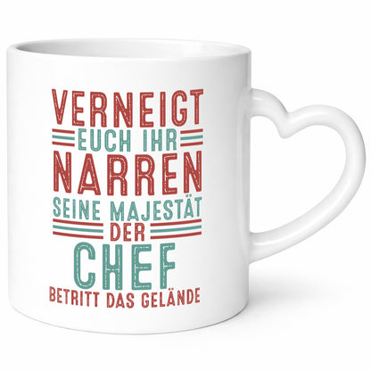 Verneigt euch: Chef | Führungskraft Vorgesetzter v2 Geschenk Arbeit Kollegen
