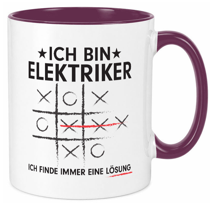 Lösung Finden: Elektriker | Elektronik Geschenk Humor Geschenkidee lustiger