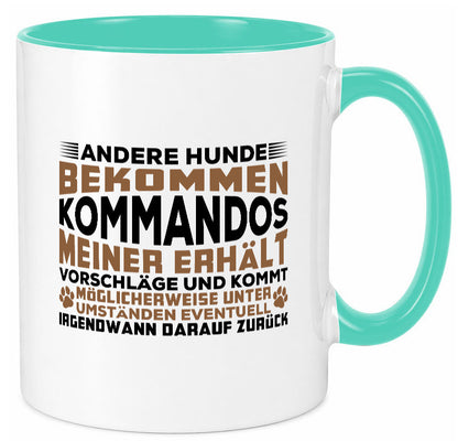 Hunde Training | Hundebesitzer Tasse Hundekommando vl4 Geschenk Tierliebhaber