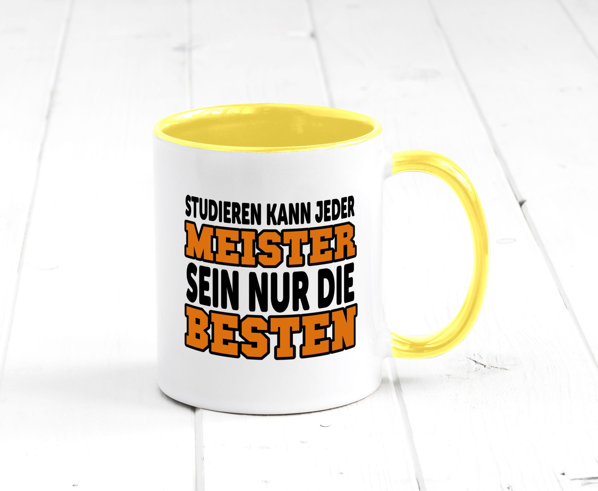 Meister | Handwerker Meisterprüfung Berufsabschluss Humor Arbeit Kollegen Büro