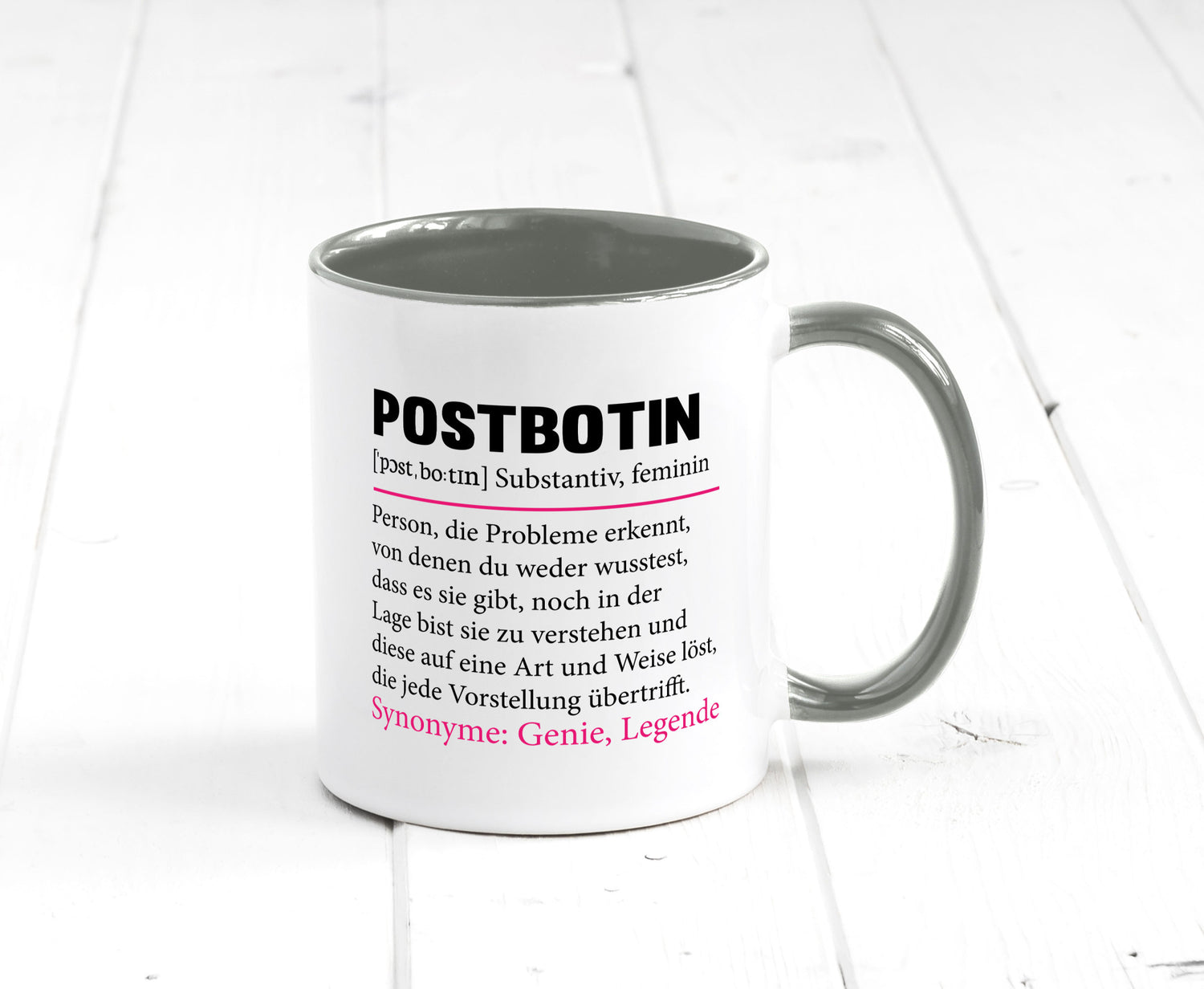 Postbotin | Beruf Post lustiger Spruch Briefträger v2 Humor Arbeit Kollegen