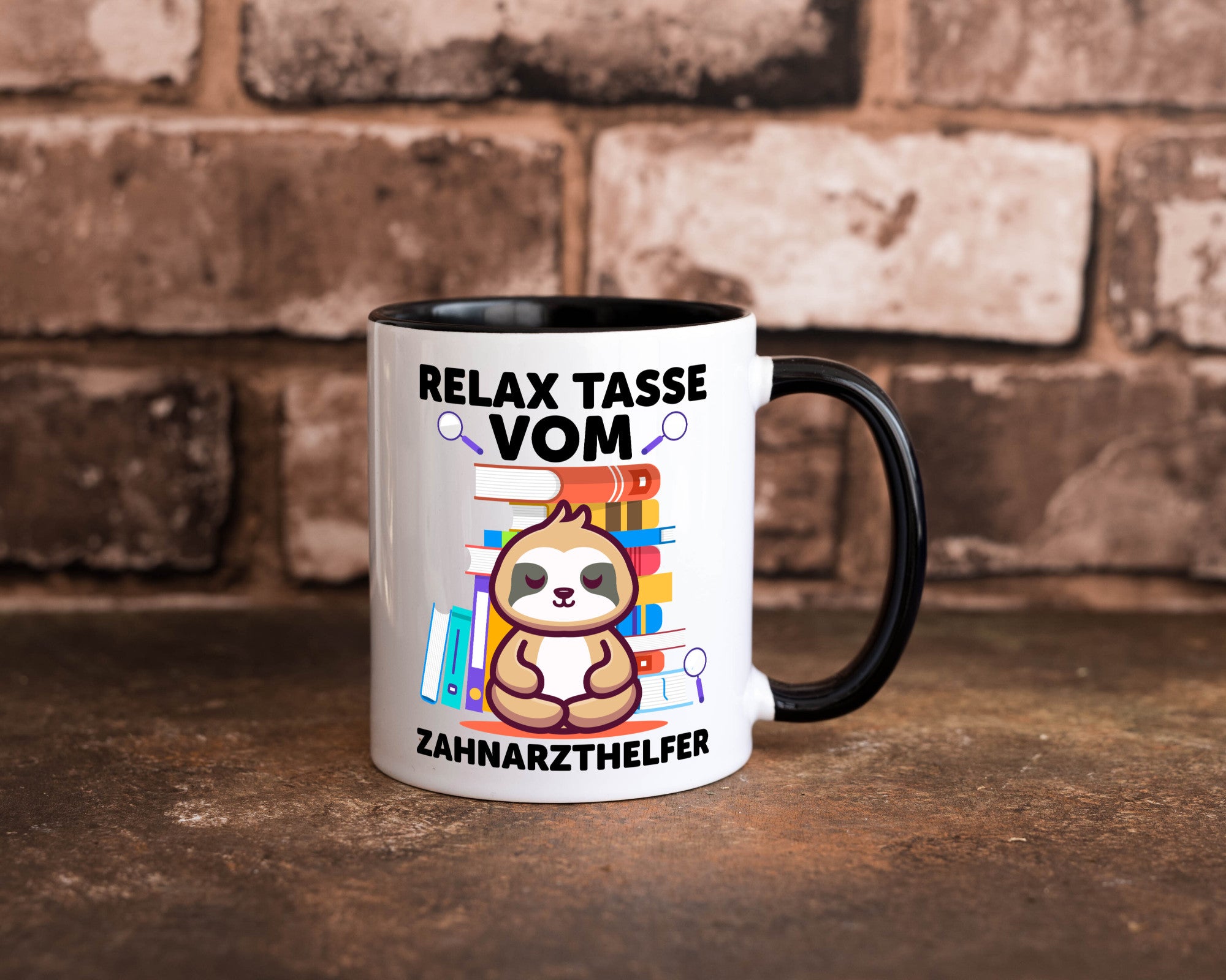 Relax Tasse: Zahnarzthelfer | Zahnmedizin lustig Humor Geschenkidee Geschenk