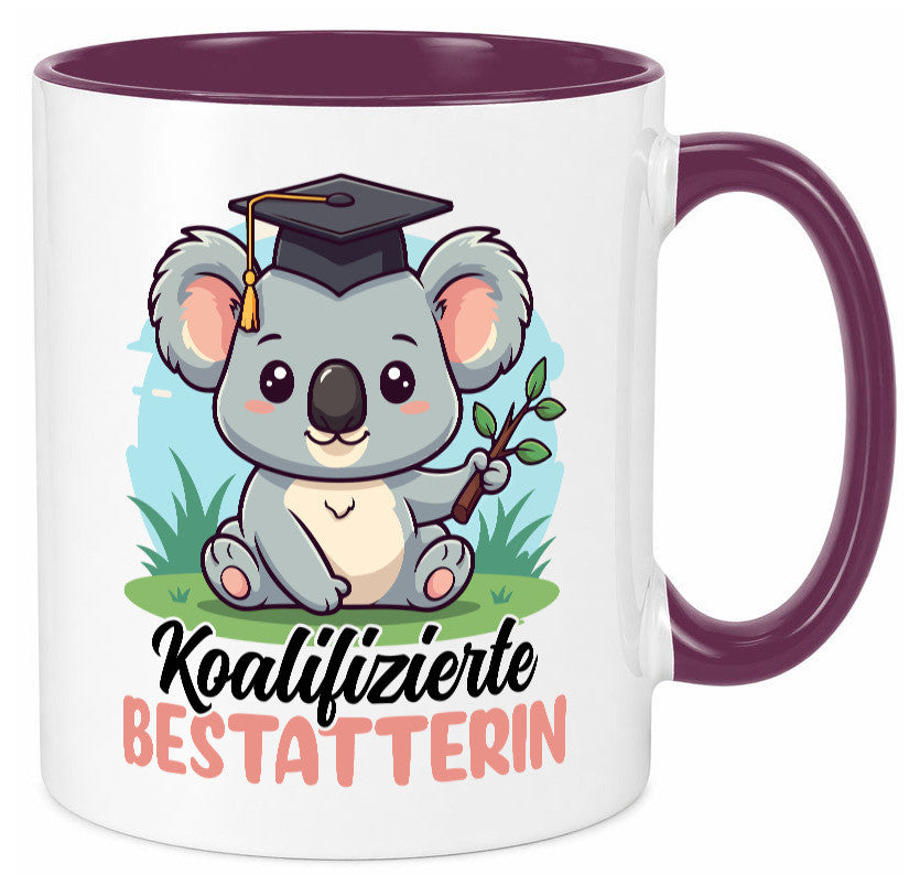 Koalifizierte Bestatterin | Bestattung Totengräberin Humor Geschenkidee Tasse