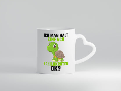 Ich mag halt einfach Schildköten | Schildkröte Geschenkidee Humor Tasse