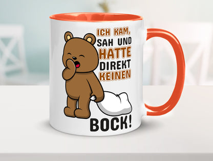 Direkt keinen Bock! | Büro Faultier Morgenmuffel Geschenk Arbeit Kollegen